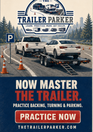 From the makers of The Boat Docker: The Trailer Parker &mdash; practice backing, turning and parking any trailer. Practice Now.