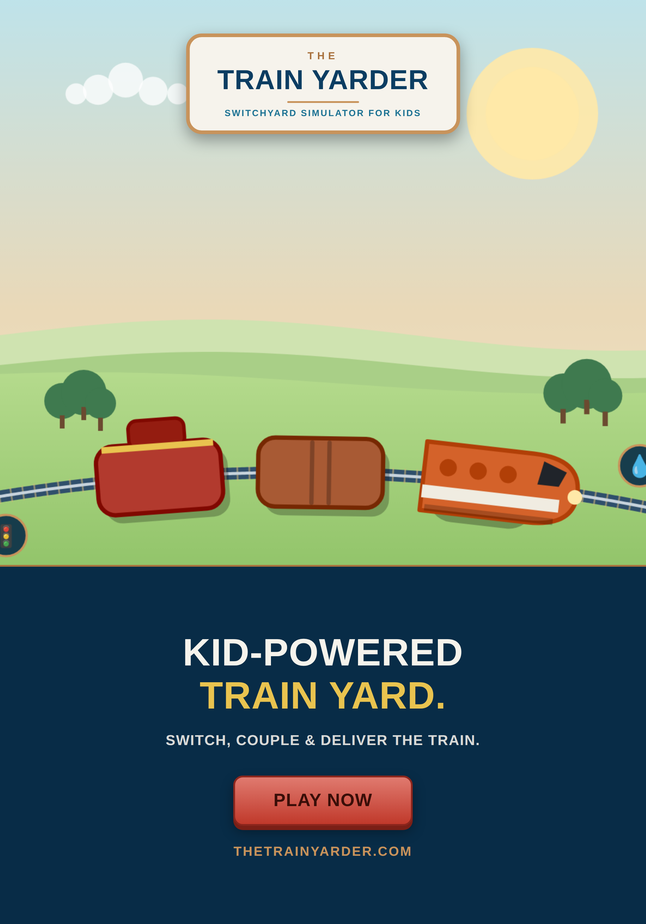 From the makers of The Boat Docker: The Train Yarder &mdash; a kid-friendly train switchyard simulator. Play Now.